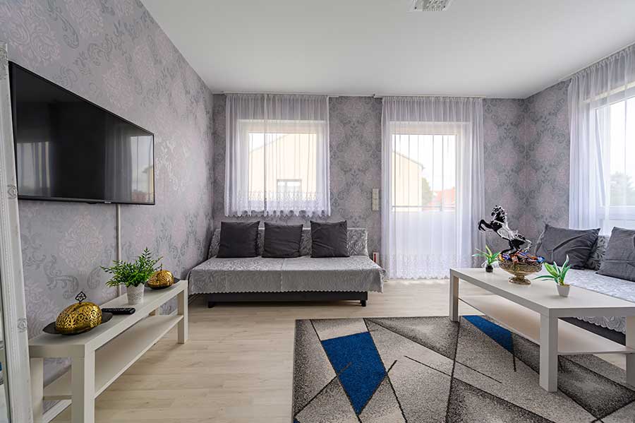 Merve Comfort Apart 2 Messeapartments Hannover Wohnzimmer 1